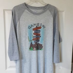 Auburn University Game Day graphic print t-shirt.